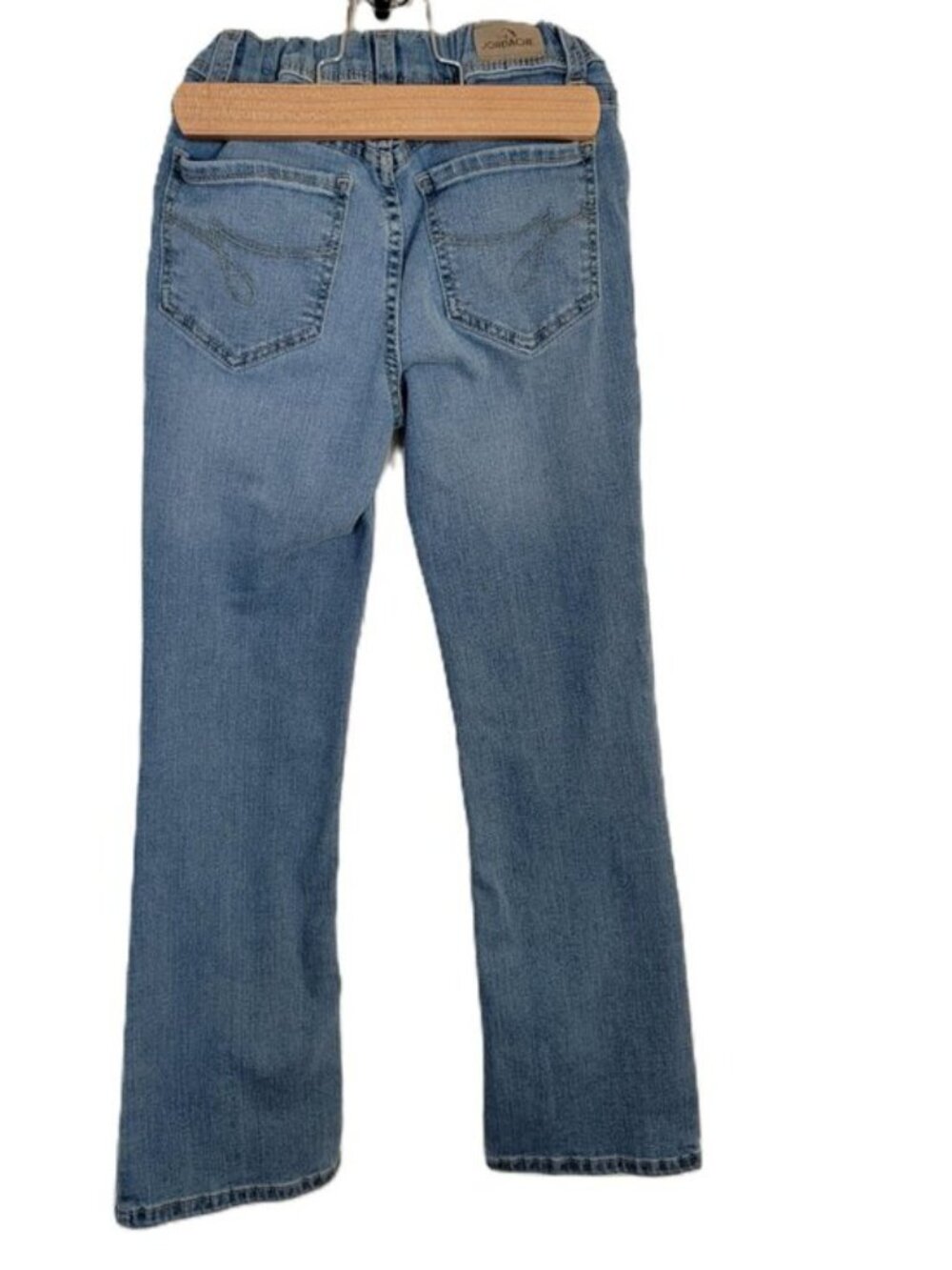 Jordache Girls Bootcut Jeans Light Blue Size 8 Stretch - Picture 3 of 11